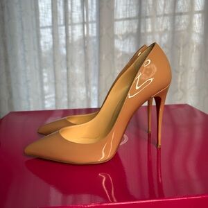 Christian Louboutin Nude Patent Heels